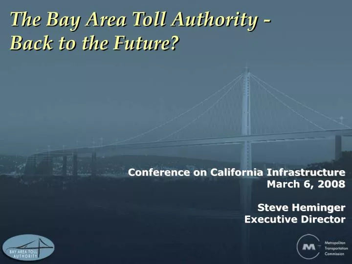 the bay area toll authority back to the future