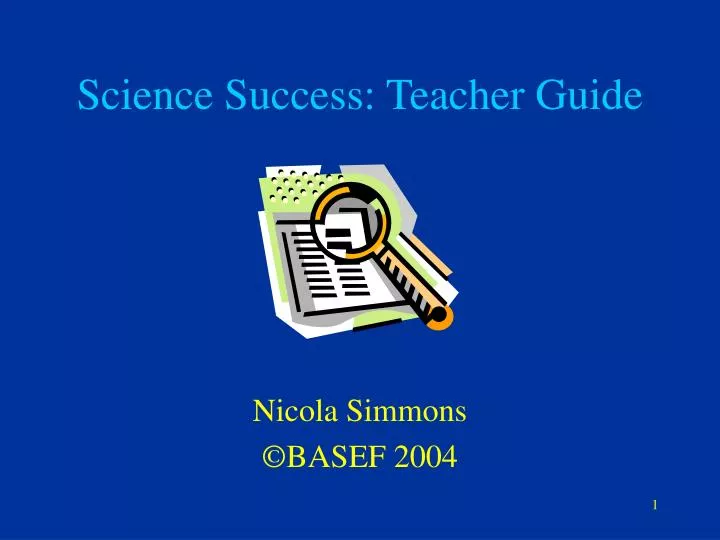 science success teacher guide