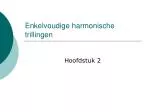 Enkelvoudige harmonische trillingen - slide 1
