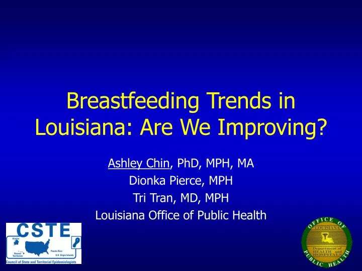 breastfeeding trends in louisiana are we improving