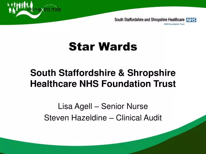 star wards south staffordshire shropshire healthcare nhs foundation trust