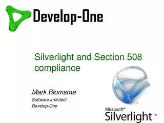 Silverlight and Section 508 compliance