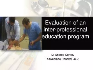 Evaluation of an inter-professional education program