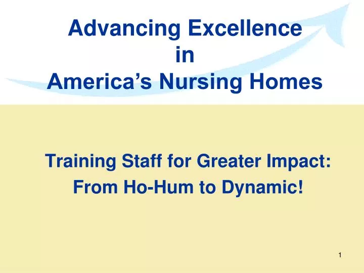 training staff for greater impact from ho hum to dynamic