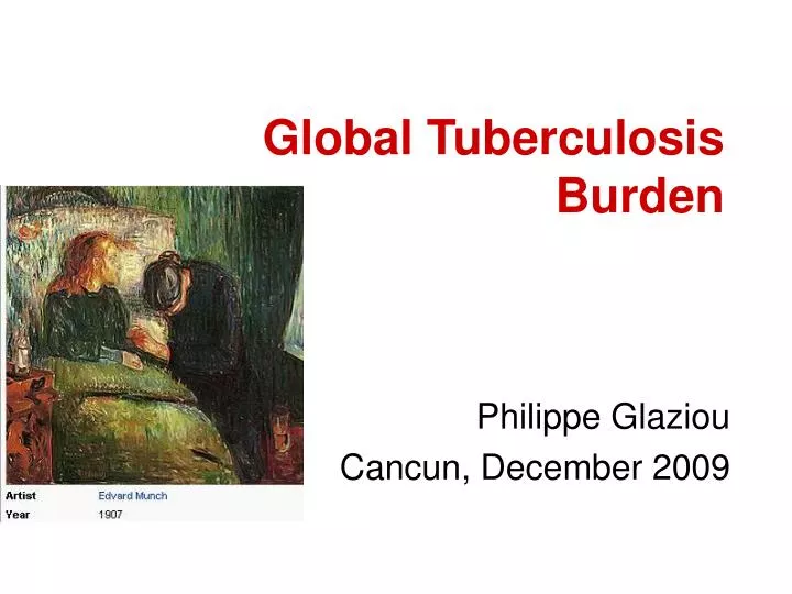 global tuberculosis burden