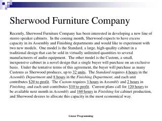 Sherwood Furniture Company