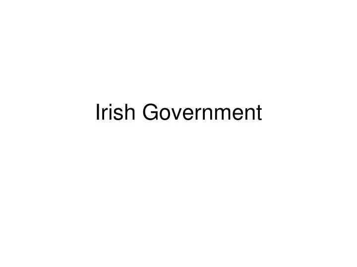 irish government