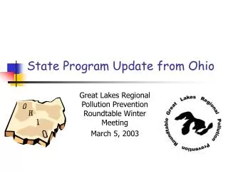 State Program Update from Ohio