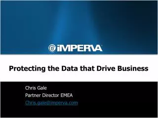 Protecting the Data that Drive Business