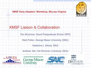 XMSF Liaison &amp; Collaboration