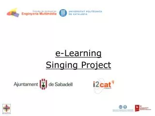 e-Learning Singing Project