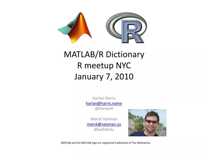 matlab r dictionary r meetup nyc january 7 2010