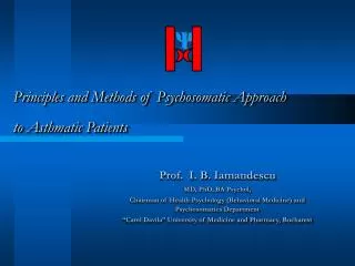 Principles and Methods of Psychosomatic Approach to Asthmatic Patients