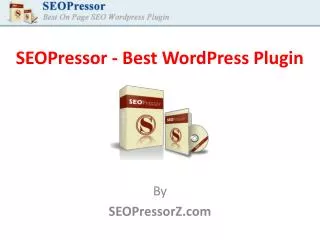 SEOPressor – Best Wordpress Plugin