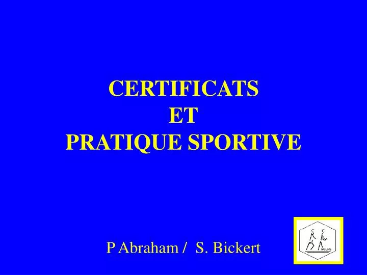 certificats et pratique sportive