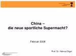 China – die neue sportliche Supermacht? - slide 1