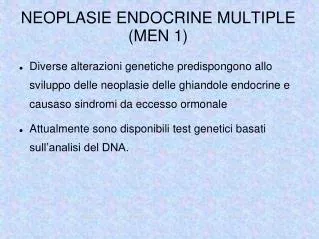 NEOPLASIE ENDOCRINE MULTIPLE (MEN 1) ‏