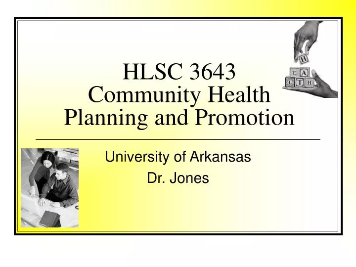 hlsc 3643 community health planning and promotion