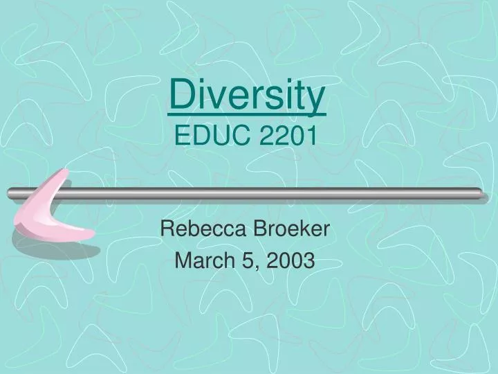 diversity educ 2201