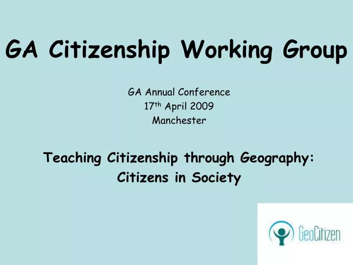 ga citizenship working group