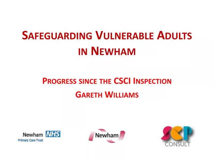safeguarding vulnerable adults in newham