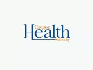 Oregon Hospital Healthcare Worker Influenza Vaccination Rates
