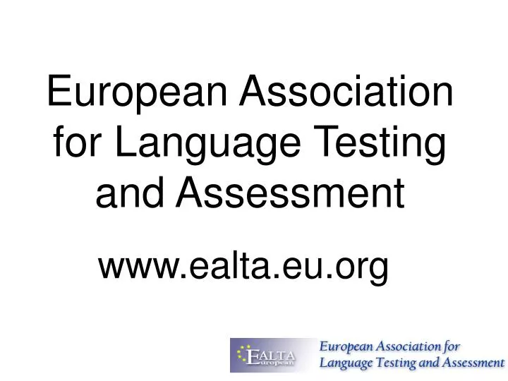 european association for language testing and assessment