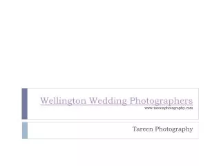 Wellington Wedding Photographers