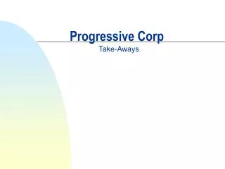 Progressive Corp