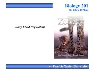 Biology 201 Dr. Edwin DeMont