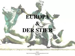 EUROPA &amp; DER STIER