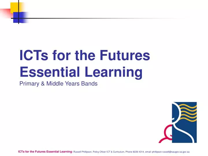 icts for the futures essential learning primary middle years bands