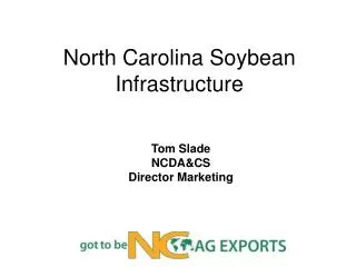 North Carolina Soybean Infrastructure