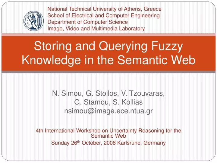 storing and querying fuzzy knowledge in the semantic web