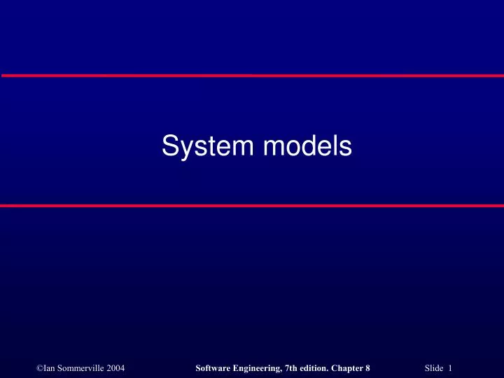 system models