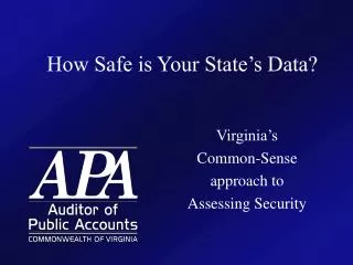How Safe is Your State’s Data?