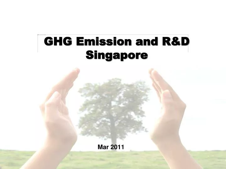 ghg emission and r d singapore