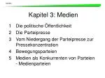 Kapitel 3: Medien - slide 1