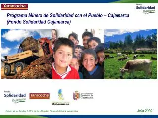 Programa Minero de Solidaridad con el Pueblo – Cajamarca (Fondo Solidaridad Cajamarca)