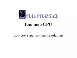 Enumera CPU