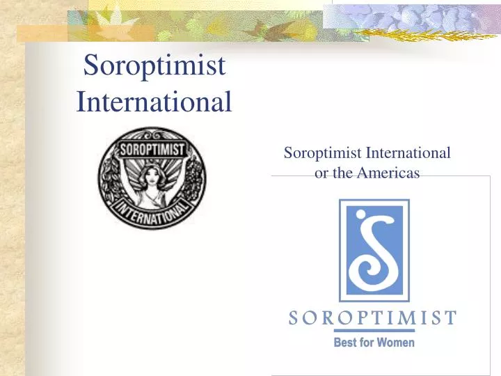 soroptimist international