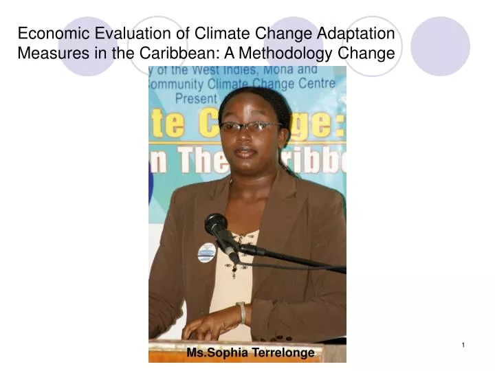 economic evaluation of climate change adaptation measures in the caribbean a methodology change