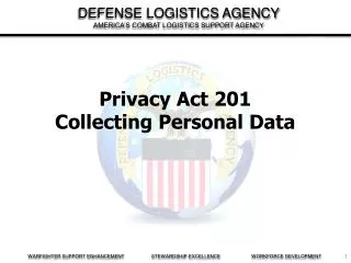Privacy Act 201 Collecting Personal Data