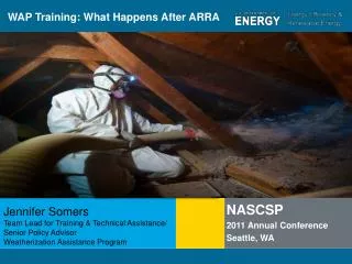 WAP Training: What Happens After ARRA