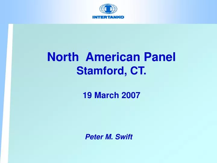 north american panel stamford ct 19 march 2007