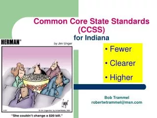 Common Core State Standards (CCSS) for Indiana