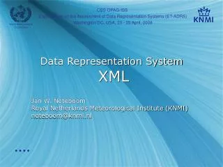 Data Representation System XML