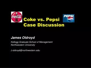 Coke vs. Pepsi Case Discussion