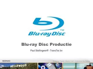 Blu-ray Disc Productie Paul Stellingwerff - TransTec bv