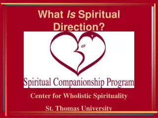 What Is Spiritual Direction?